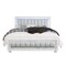 Global Furniture Usa Transitional Glam Marble, Metallic Santorini White Queen Bed Group 2886 - alternate 4
